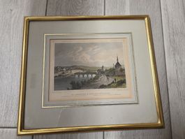 Historischer Bild Kaiserstuhl und Schloss Rothelen