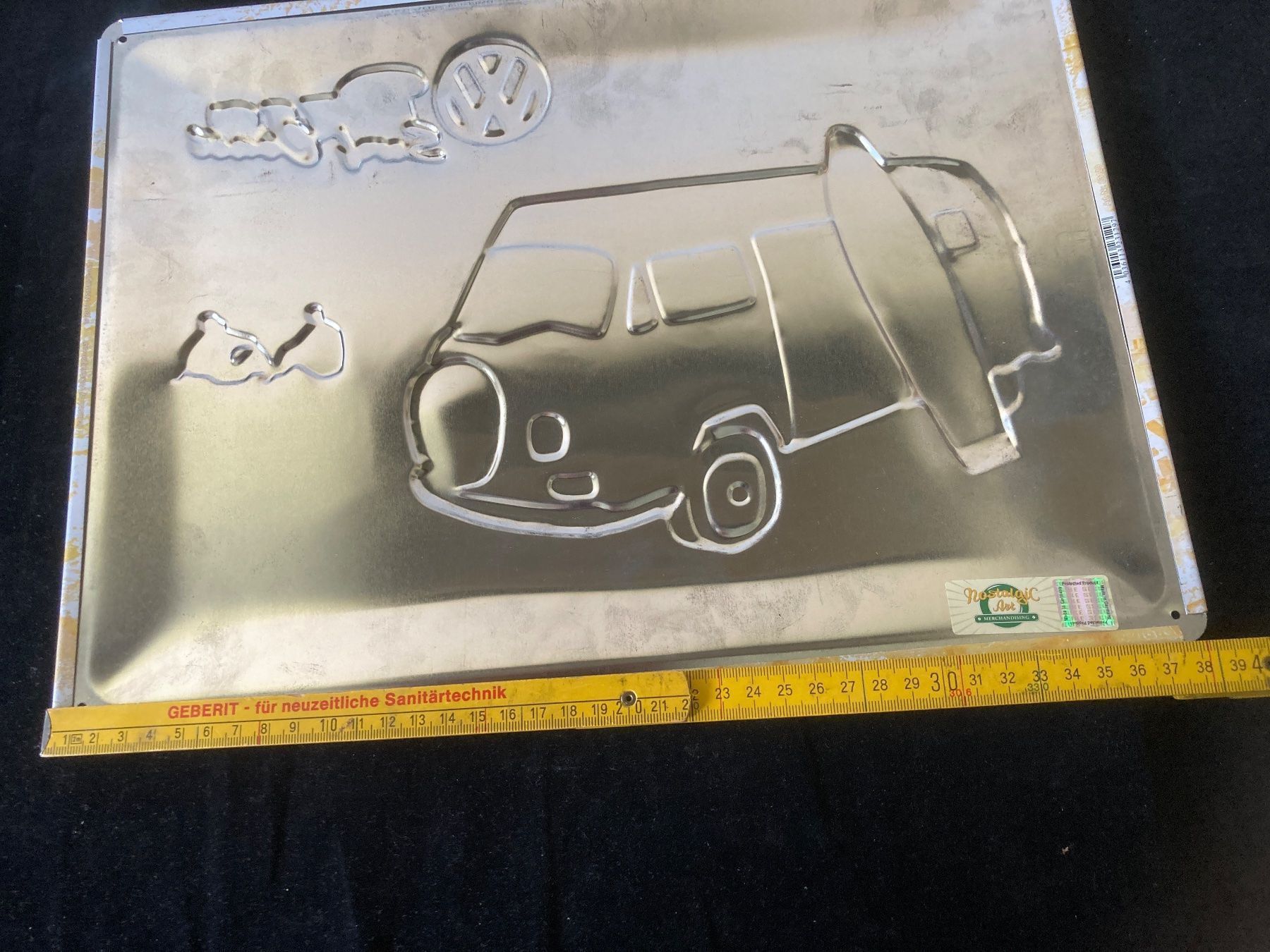 Volkswagen Insegne: Blechschild:  VW Bus Surf Coast – Usato da Zürich venduto da Chaeffeler 3