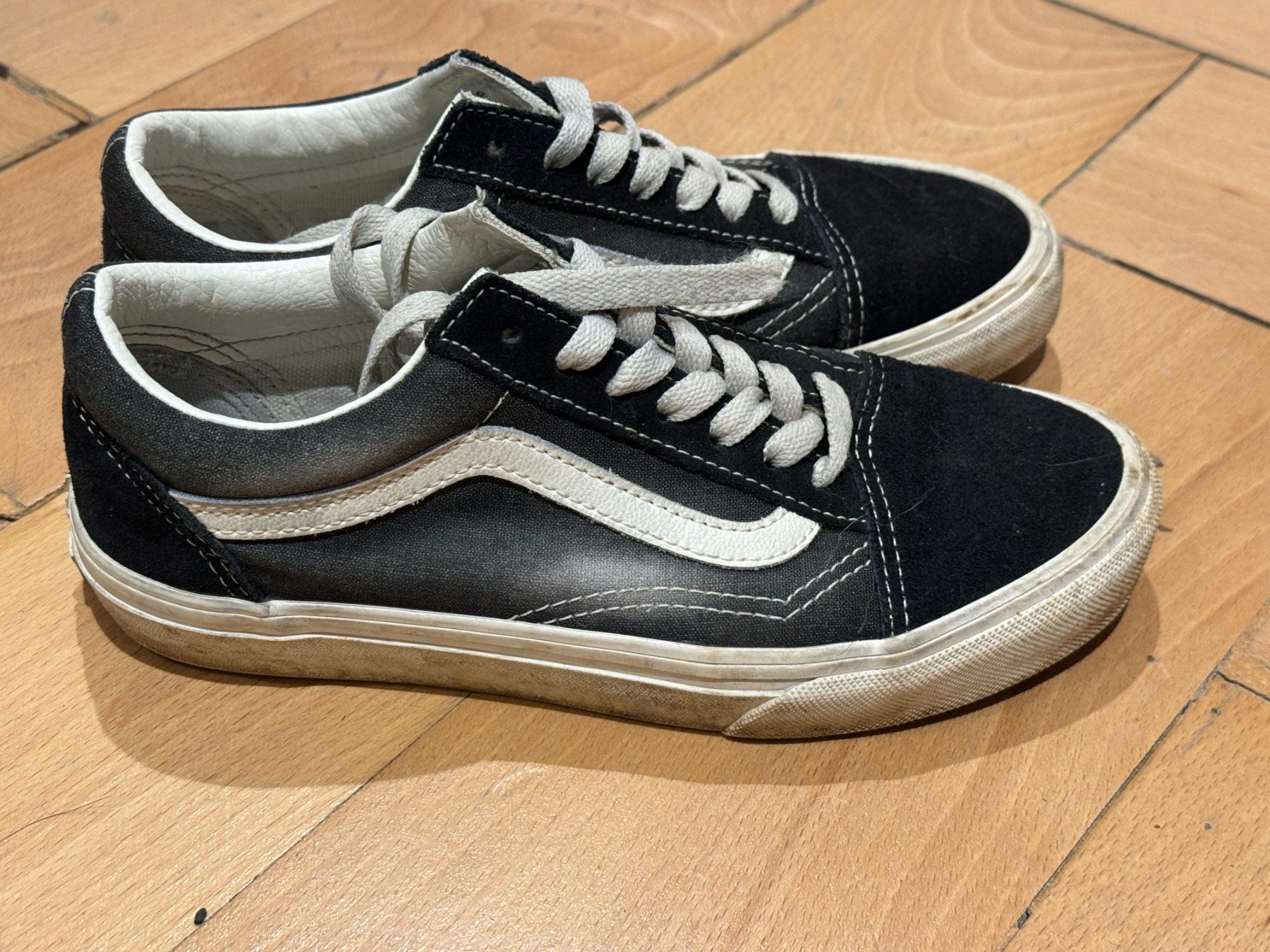 Vans Scarpe da uomo: Vans - Old Skool Unisex - Sneaker - wave washed black Gr. 35 – Usato da Zürich venduto da mariameier
