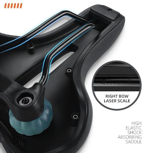 Pezzi di ricambio: Ergonomischer Oversize-Fahrradsattel – Nuovo e nell'imballaggio originale da Geneve venduto da Titi2008 6