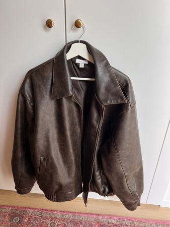 Kunstlederjacke Topshop - L