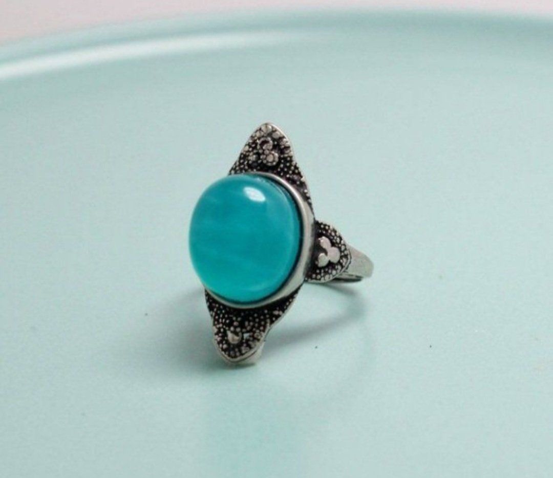 Bagues: Ring Amazonit (Artnr18) – Neuf avec emballage d'origine à Baden par rocket85 1