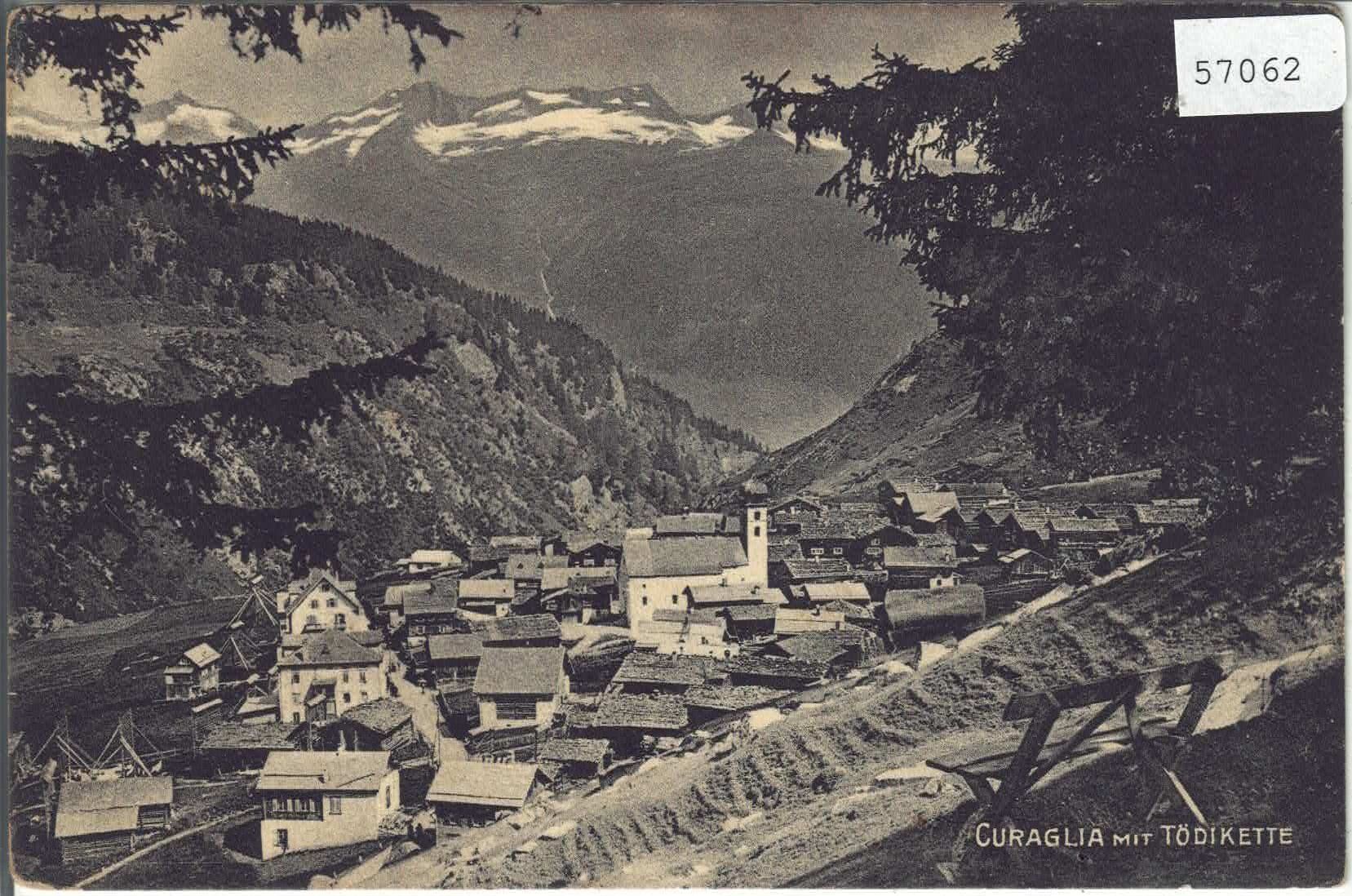 Cartoline postali: Curaglia mit Tödigruppe – Usato da Ettingen venduto da Kartenplanet