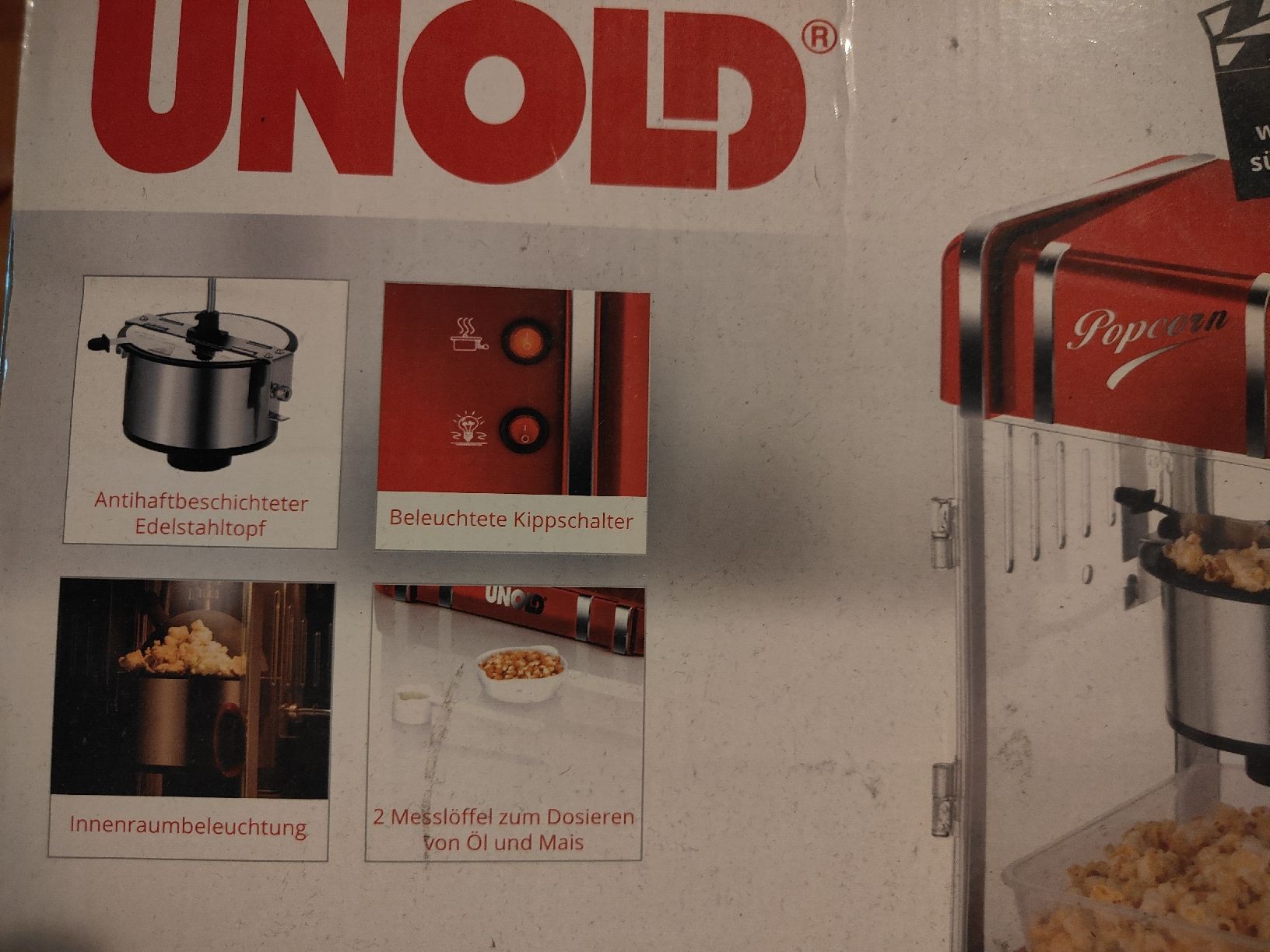 Appareils de cuisine: Popcorn Maschine – Neuf avec emballage d'origine à Küsnacht ZH par FCBarcelona06 1