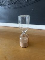 Grosse Sanduhr aus Glas 15 cm - 15 Minuten