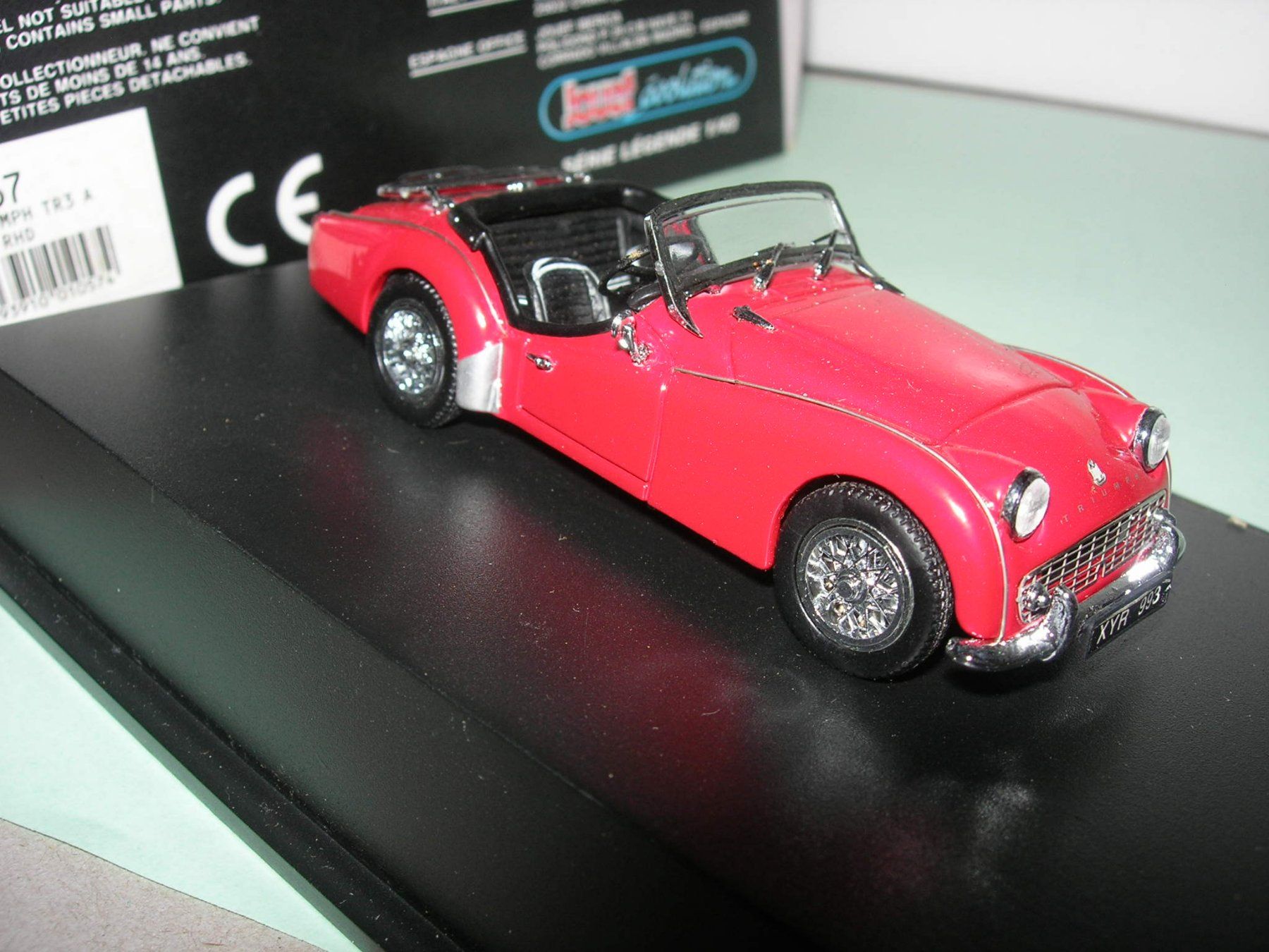 Renault Modellini d'auto: Triumph TR 3A  rot * Jouef evolution 1:43 – Nuovo e nell'imballaggio originale da Hornussen venduto da Amw 3