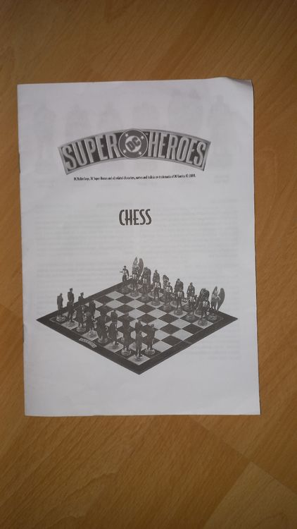 SUPER HEROES CHESS SCHACH スーパーヒーローズ チェス DC Super