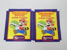 1992 Nintendo Super Mario Sammelbilder Sticker merlin tradin