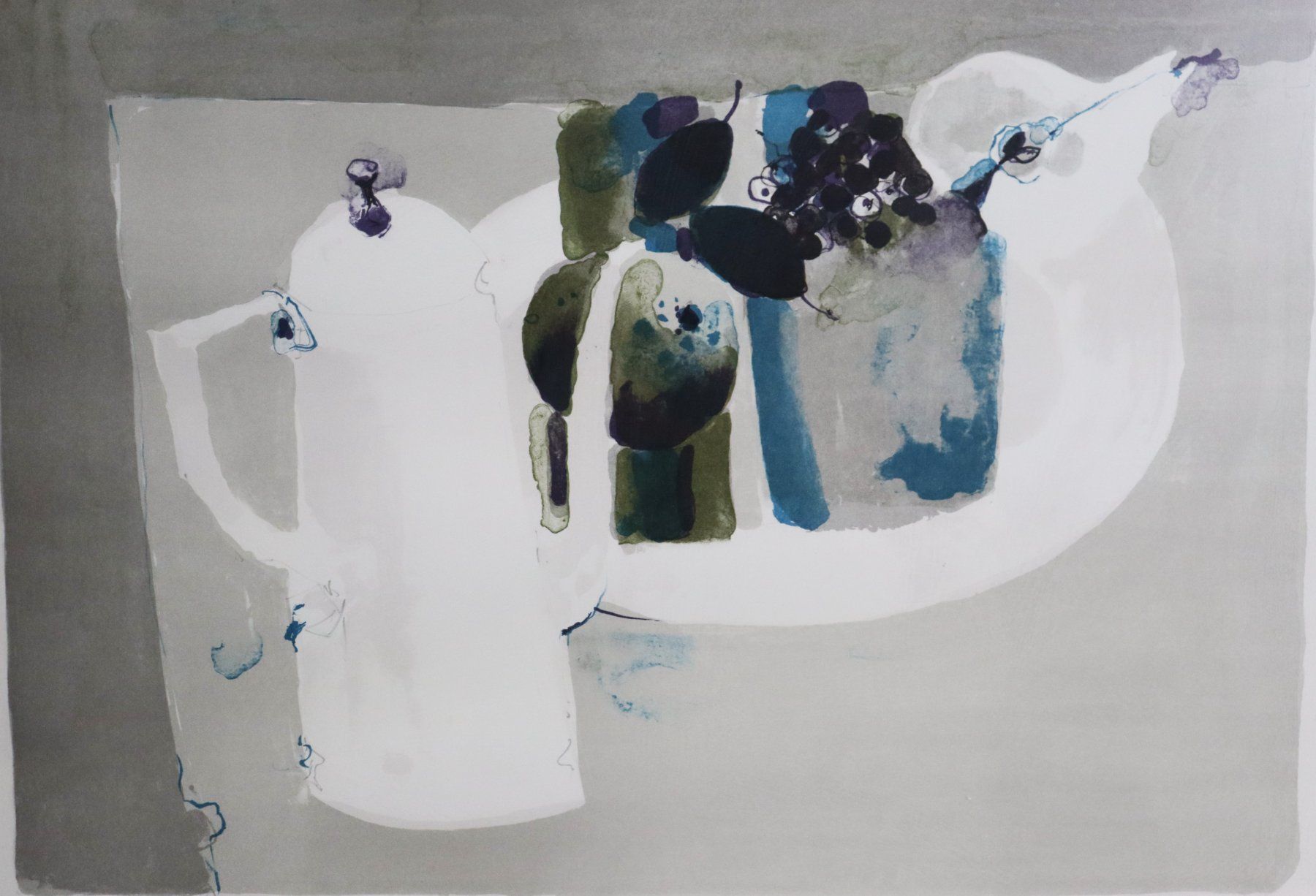 Arts picturaux & lithographies: Hans Ruedi Sieber 1926-2002, Lithographie "Stillleben" – D'occasion à Zug par Kunst-Fundgrube 1