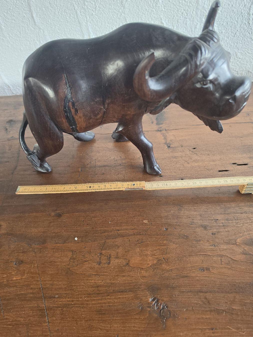 Figuren: Holzbüffel – Gebraucht aus Emmen von Sandygasser74