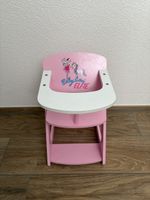 Kinderhochstuhl Puppe rosa Baby Love Elfie gut erhalten