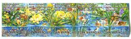 Briefmarken "Blumen". San Marino.