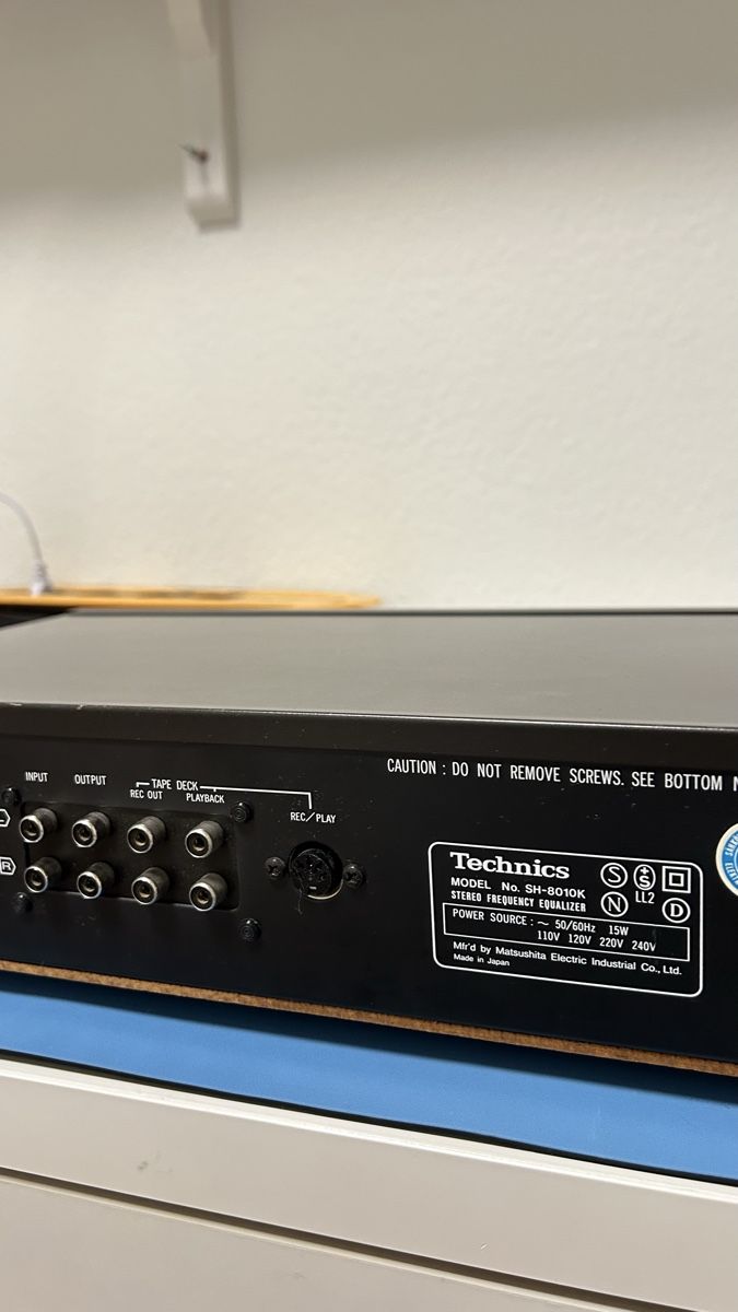 Technics Equalizer: Technics SH-8010K Stereo Frequency Equalizer 🎼💿🔊 – Gebraucht aus Pratteln von andi1977 4