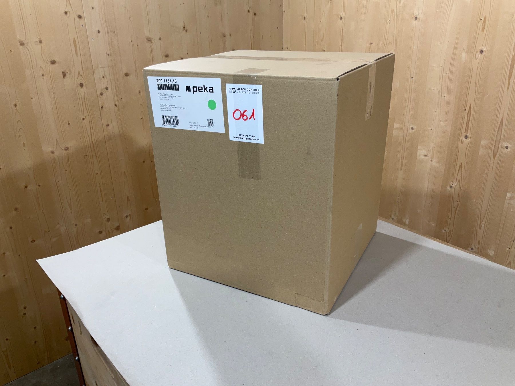 Cestini per rifiuti: 061 Peka Abfallsystem Müllboy Big 1 anthrazit – Nuovo e nell'imballaggio originale da Derendingen venduto da Meisterstuecke 5