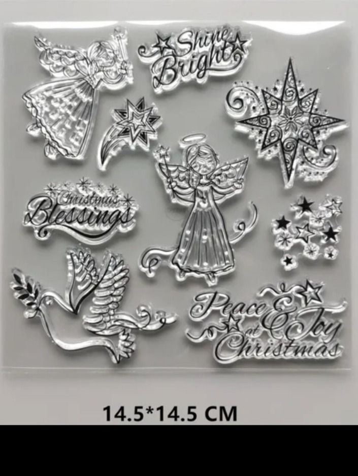 Timbri: Silikonstempel Nr.530, Weihnachten – Nuovo e nell'imballaggio originale da Gretzenbach venduto da Fliegepilz56