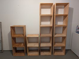 15 Holzregalwürfel für individuelles Regal