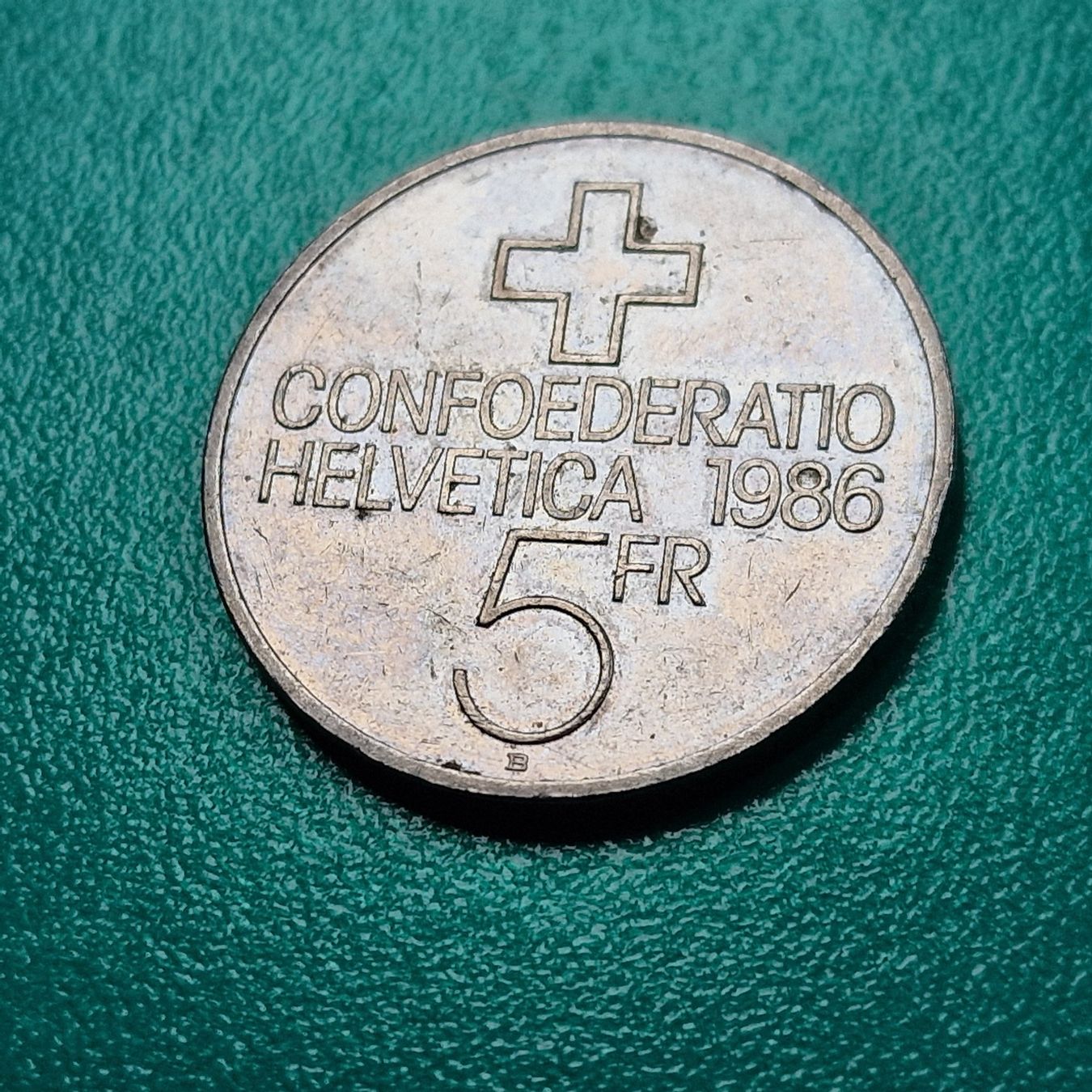 Toutes les monnaies: CHF 5.- commémorative 1986 – D'occasion à Bouveret par psv01 3