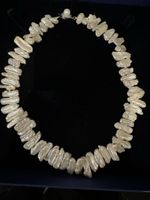 Elegant Baroque Keshi Pearl Necklace