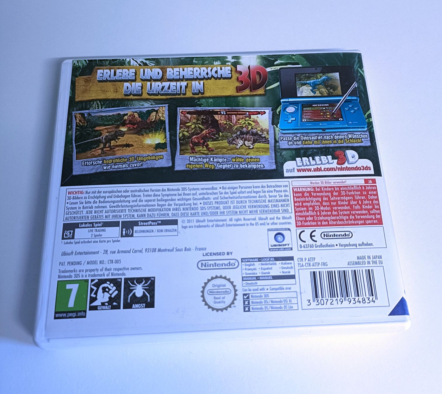 Jeux: Dinosaurier 3D Kampf der Giganten | 3DS – D'occasion à Köniz par Gamecollect 2