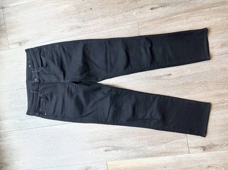 Top! Massimo Dutti Jeans schwarz S 36 straight leg cropped
