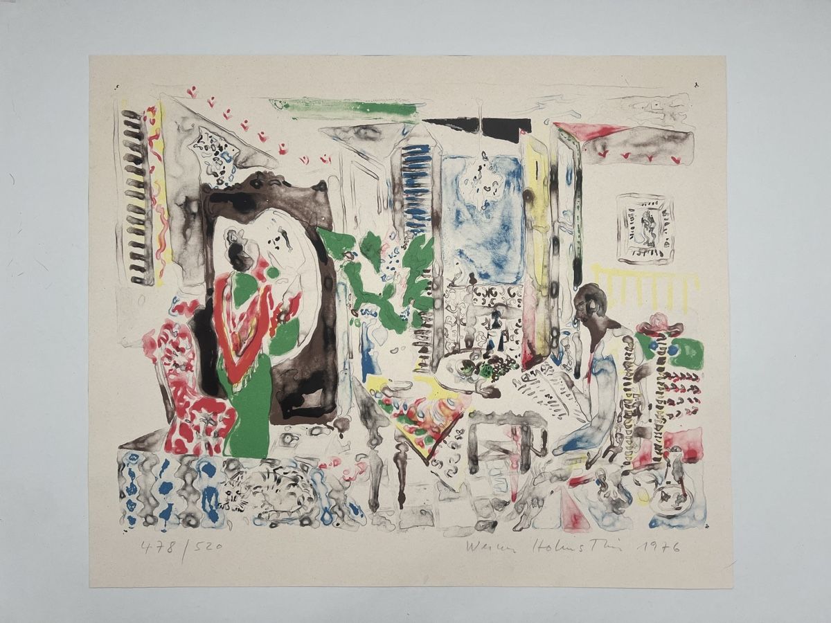 Grafica & Litografie: Werner Holenstein, handsigniert, nummeriert – Usato da Rain venduto da Pic-Ass