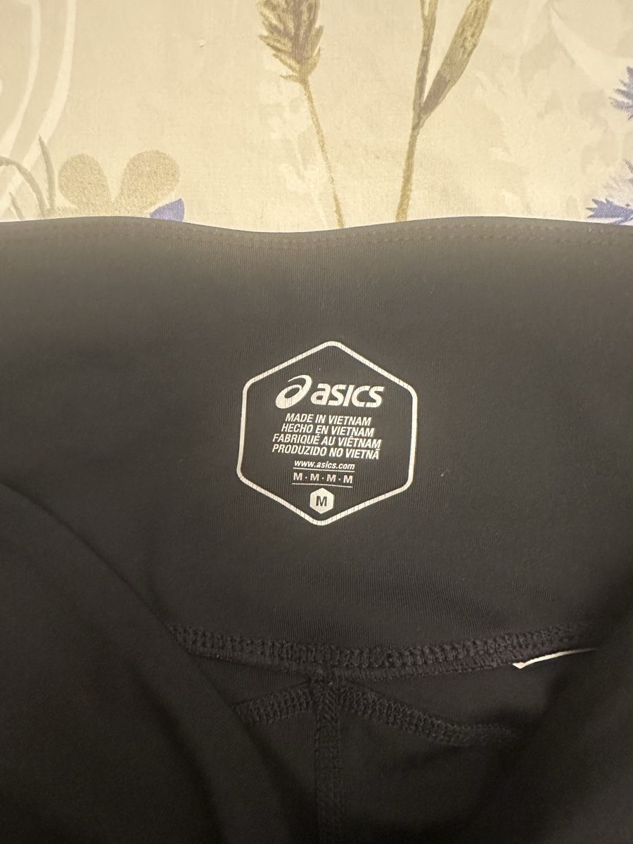Asics Leggings: Asics Tights Gr. M, Schwarz/Grau – Usato da Sirnach venduto da Robine1991 2