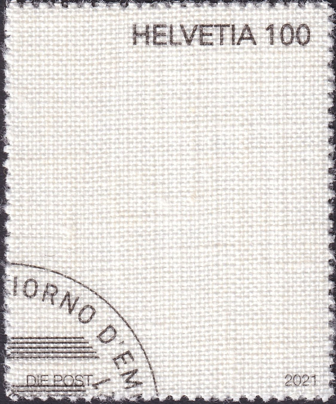 Tutti i francobolli: 2021, Nr.1840 (Kunst) mit Ersttags-Eck-Stempel. – Usato da Sursee venduto da Luzernerraute