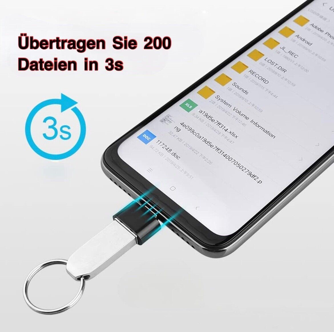 Unità & Adattatore: Buchse USB C auf USB A Adapter handy natel tablet – Nuovo (secondo la descrizione) da Kirchdorf AG venduto da Aarereussshop 2