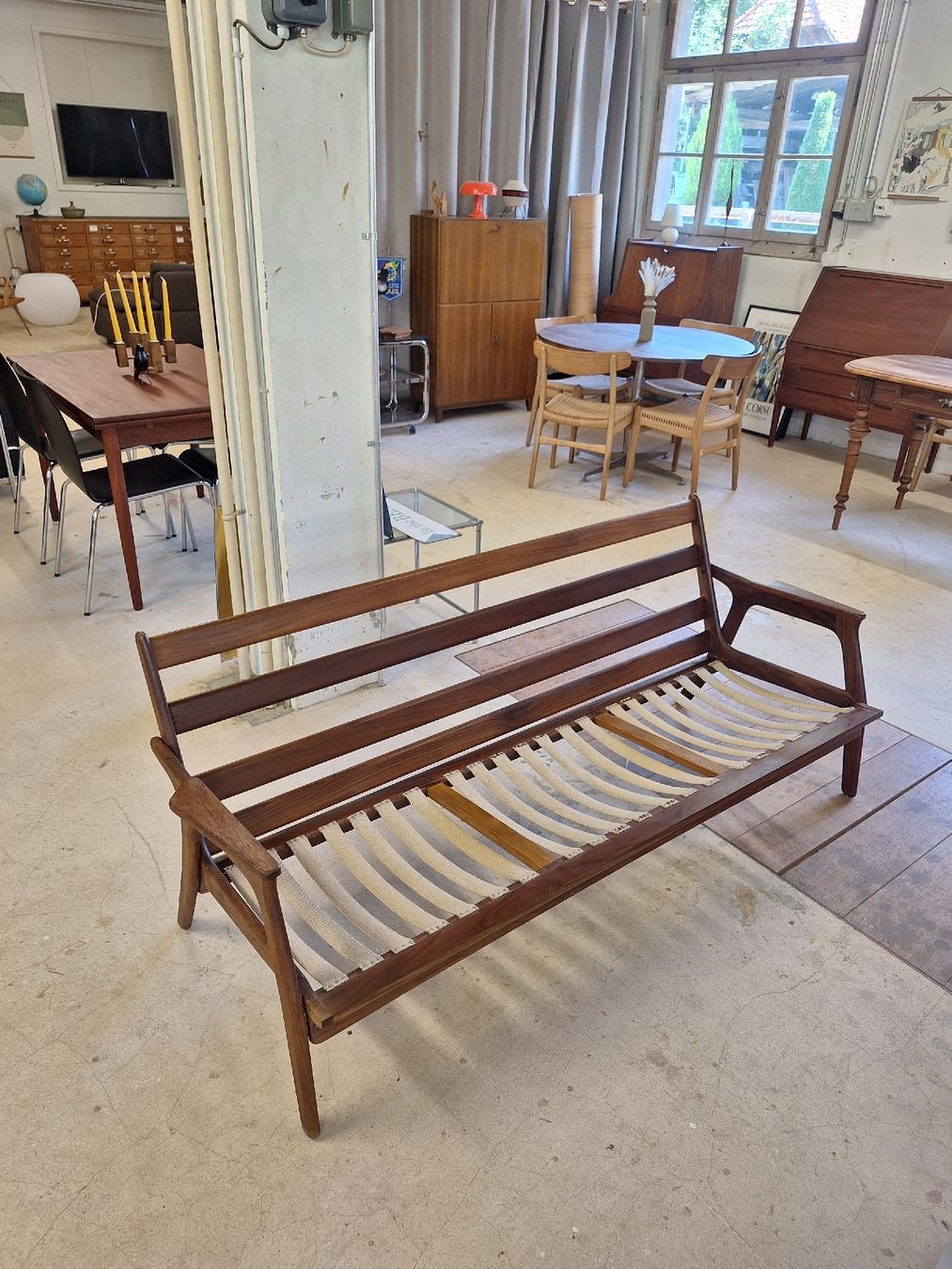 France & Søn Divani: Ole Wanscher Danish Teak Sofa, Vintage, 1970 – Usato da Urtenen-Schönbühl venduto da Atelier21_bern 6