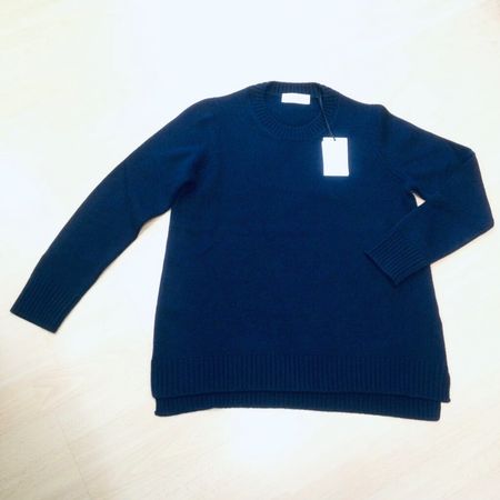 Gran Sasso LA Strick Pullover mit cashmere marine Gr 38