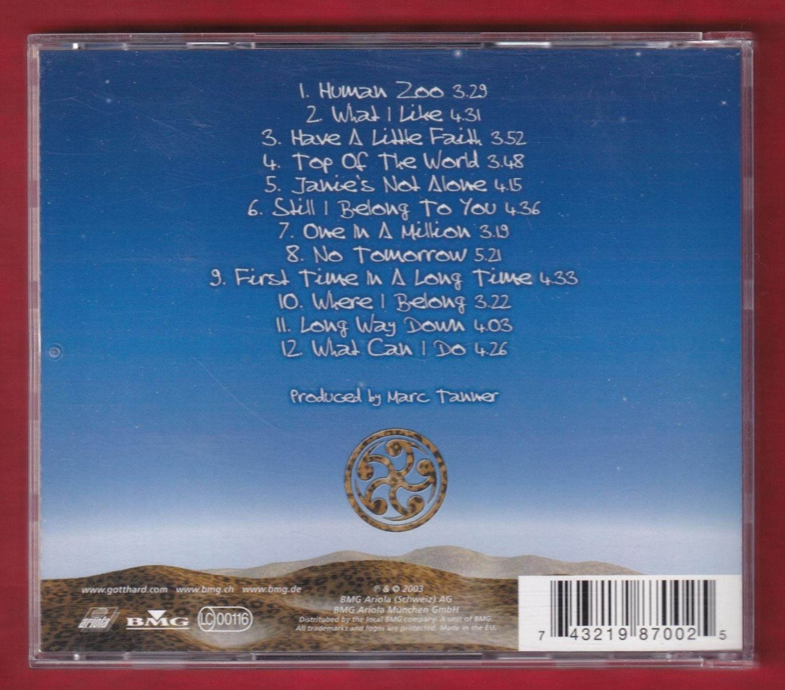 CD: Gotthard - Human Zoo (CD) – Usato da Zürich venduto da Pfluftl2000 1