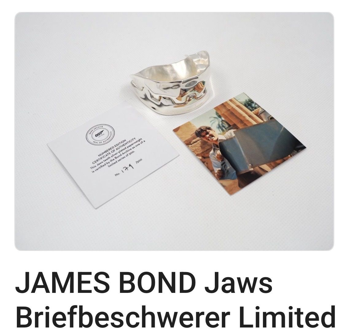 Volg Timbres & points: James Bond Jaws Teeth Silver-Plated  – D'occasion à Zürich par cri_dj55 1