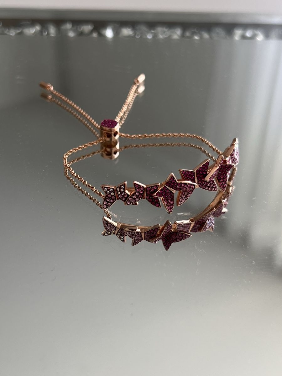 Swarovski Bracciali & Braccialetti: Swarovski Armband Schmetterlinge rosé – Nuovo (secondo la descrizione) da Winterthur venduto da ChicMarkt 5