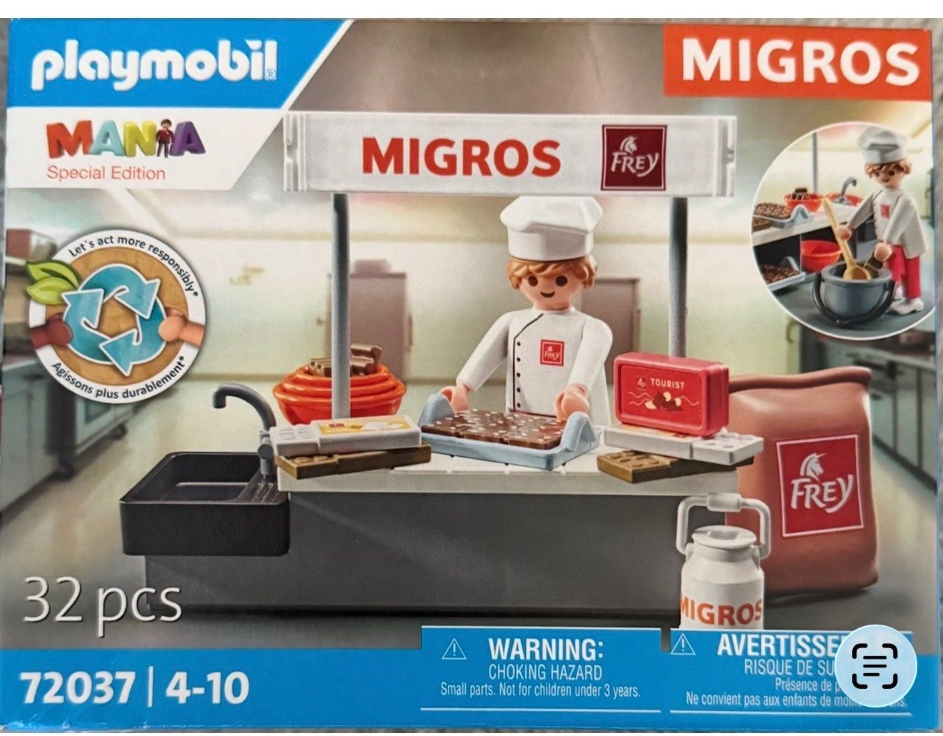 Playmobil Giocattoli: Migrosmania Playmobil – Nuovo e nell'imballaggio originale da Thun venduto da Dana5