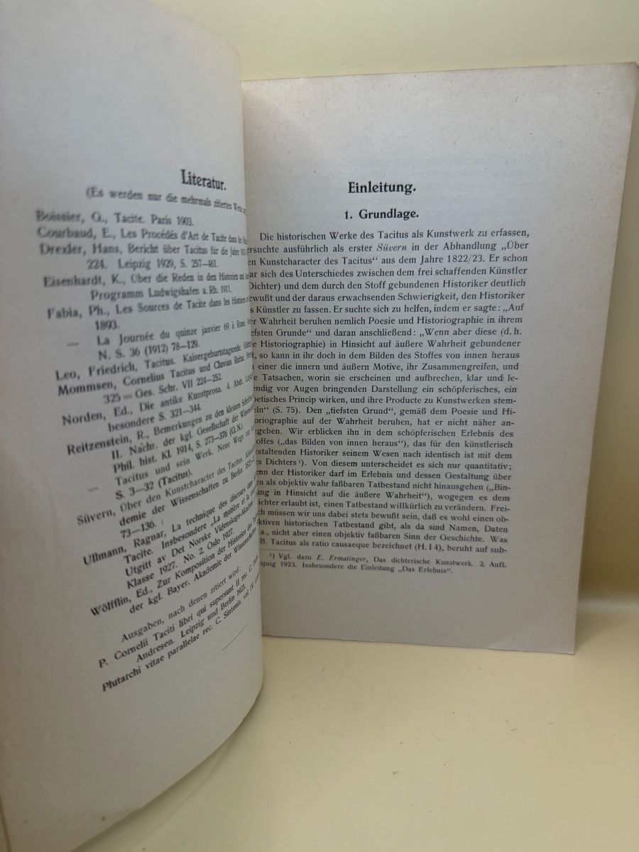 Bücher: Paul Ammann Tacitus Kaiser Otho Dissertation Bern 1931 – Gebraucht aus Genève von sho_67qj 3