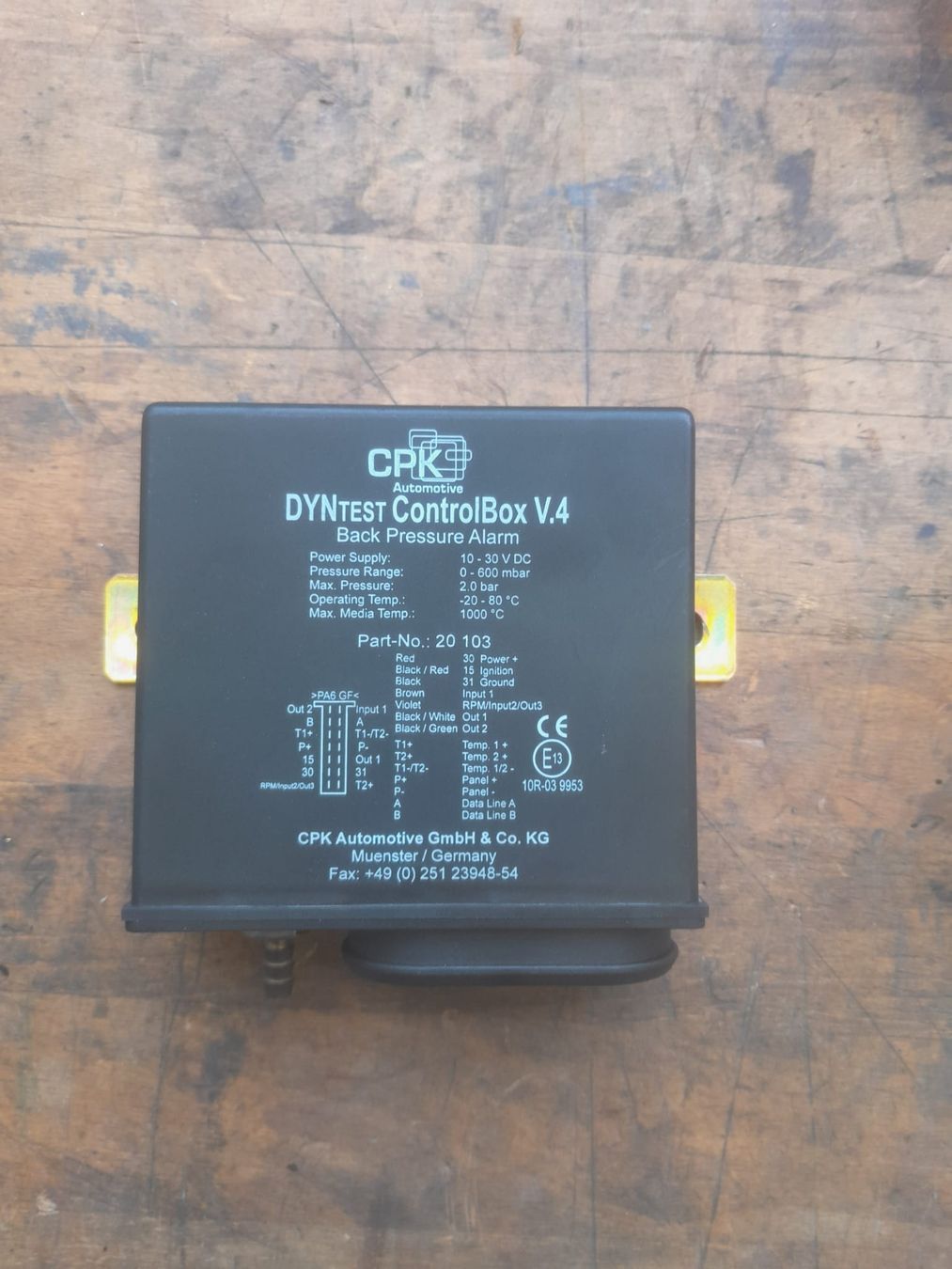 Sistema di controllo: CPK DynTest ControlBox V.4 - Steuergerät – Difettoso da Muri AG venduto da jul_2v95