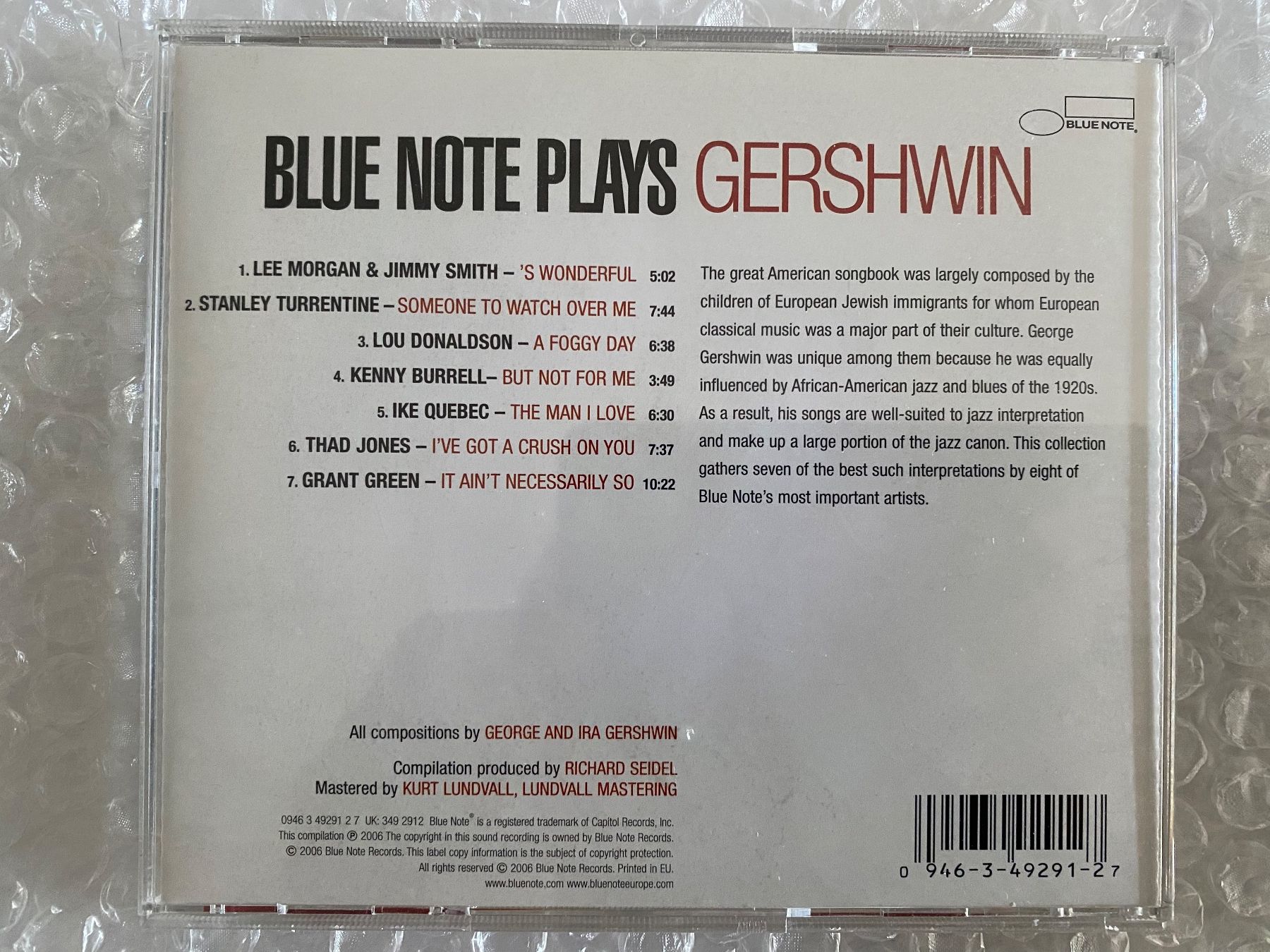 CDs: Blue Note plays Gershwin ( Blue Note Records / High Quality) – Neu (gemäss Beschreibung) aus Duggingen von Kisha010 2