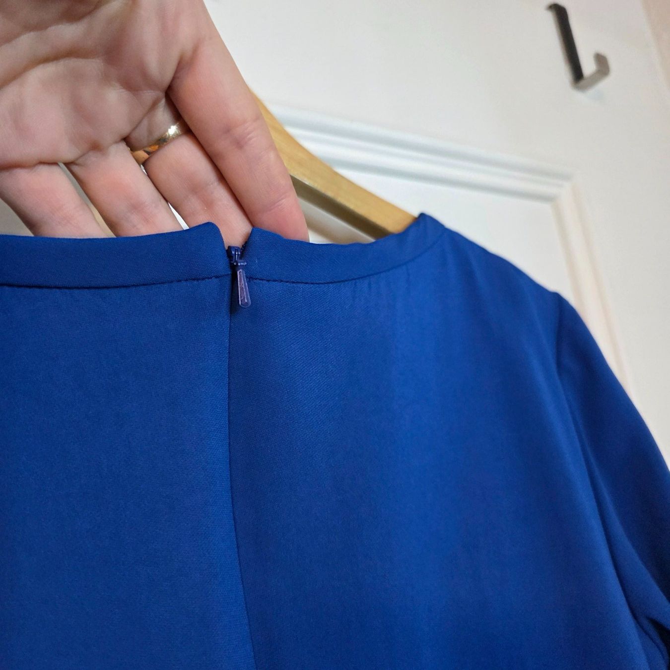 Hallhuber Vestiti: Hallhuber Donna Kleid Gr. 44 Blau – Usato da Wald ZH venduto da CapLux 4