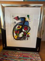 Jean Miro Lithographie im Künstler Rahmen Gross TOP