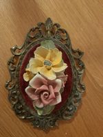 Wanddekoration Porzellan blumen