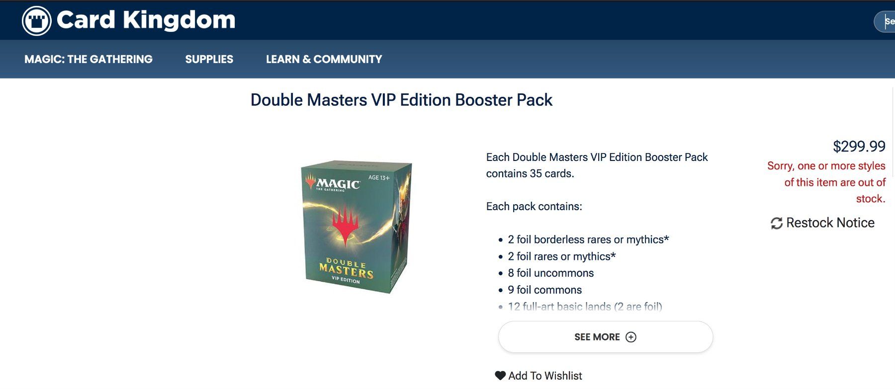 Magic The Gathering Carte collezionabili: MTG - Double Masters VIP Edition – Nuovo e nell'imballaggio originale da Reinach BL venduto da Flower_Kid_82 4