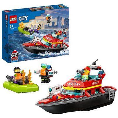 Lego Kit di costruzioni: LEGO City 60373 Feuerwehrboot – Nuovo e nell'imballaggio originale da Oensingen venduto da Liquidations-Shop