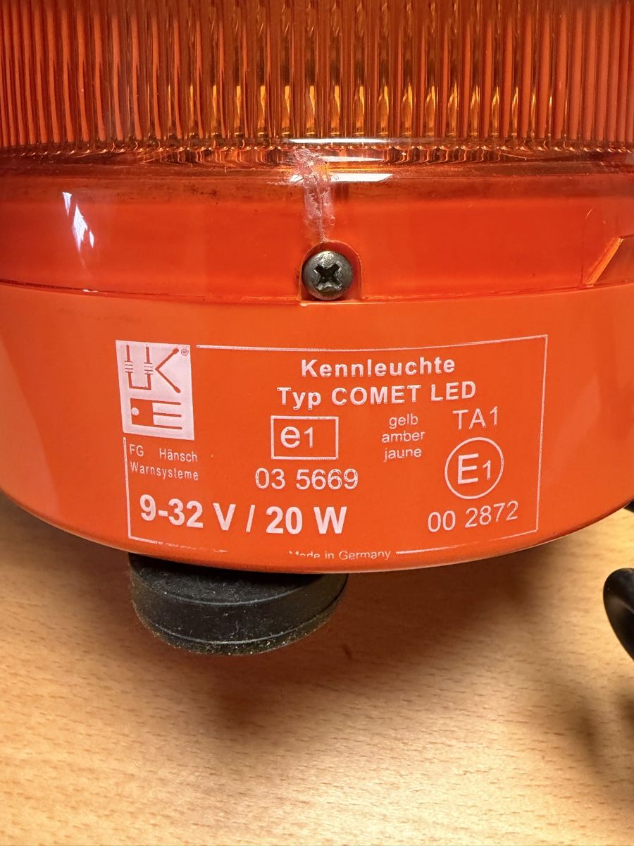Lampade: Hänsch Kennleuchte Comet LED – Usato da Andelfingen venduto da mue02 3
