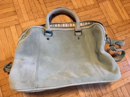 Handtasche von Esprit Wildleder Türkis