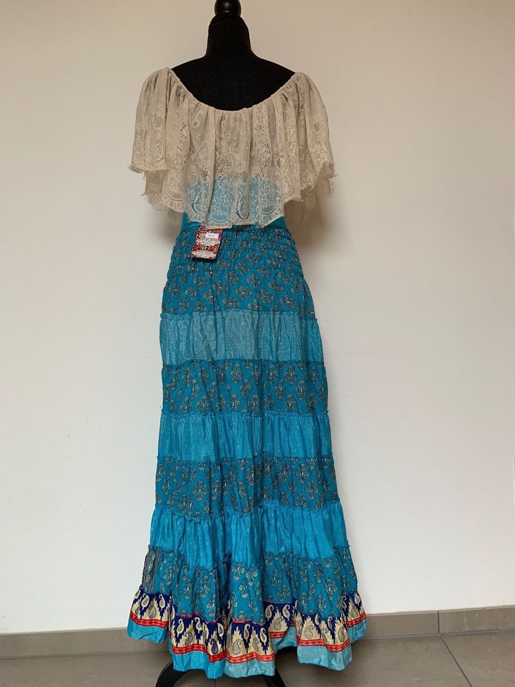 Gonne: Boho Maxirock / Midikleid aus Seide / Polyester – Nuovo (secondo la descrizione) da Sigriswil venduto da ck56 3