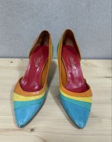 Damenschuhe Shelly's Grösse 39 bunte Streifen Kunst-Leder