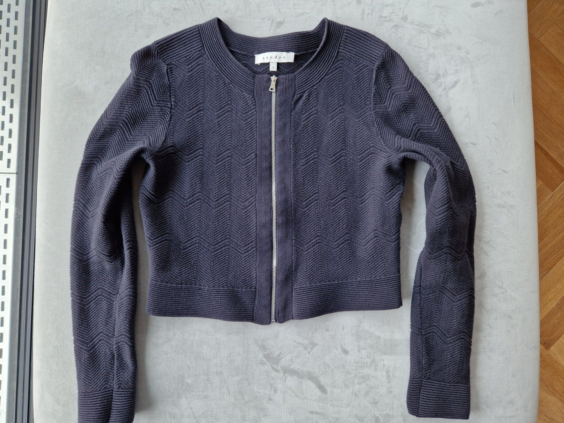 Sandro Boleros: Sandro cropped cardigan blue size 1 – Neu (gemäss Beschreibung) aus Adliswil von fashionholic 1