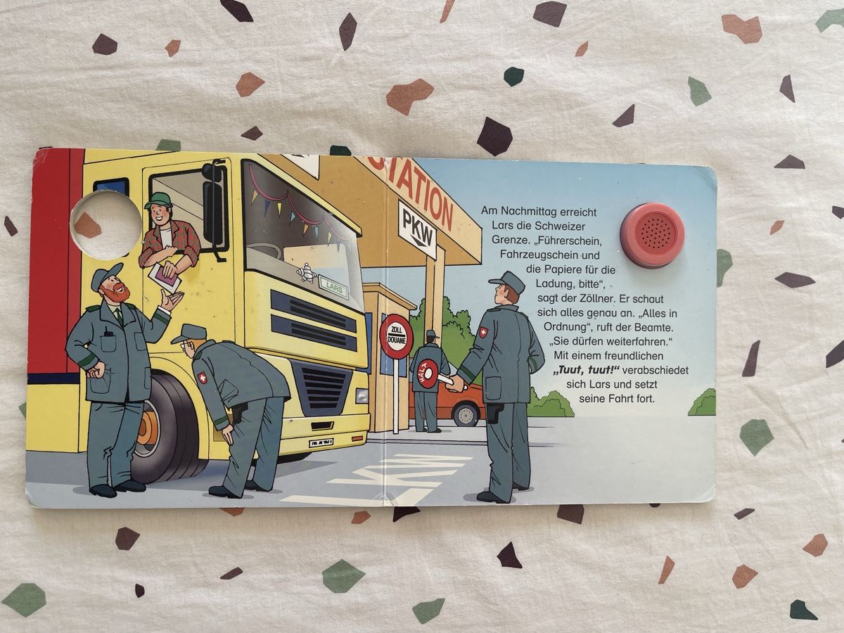 Livres: Kinderbuch, Mit dem Laster unterwegs  – D'occasion à Hirzel par carta9 3