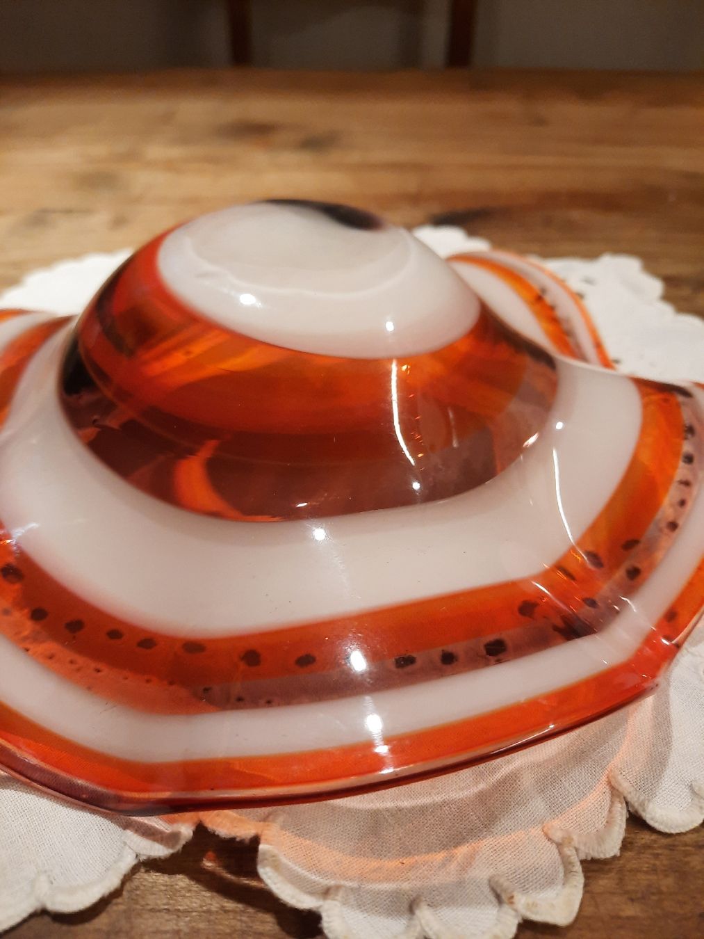Murano Ciotole: wunderschöne, gewellte GLAS-SCHALE MURANO – Usato da Busswil BE venduto da balu37 3