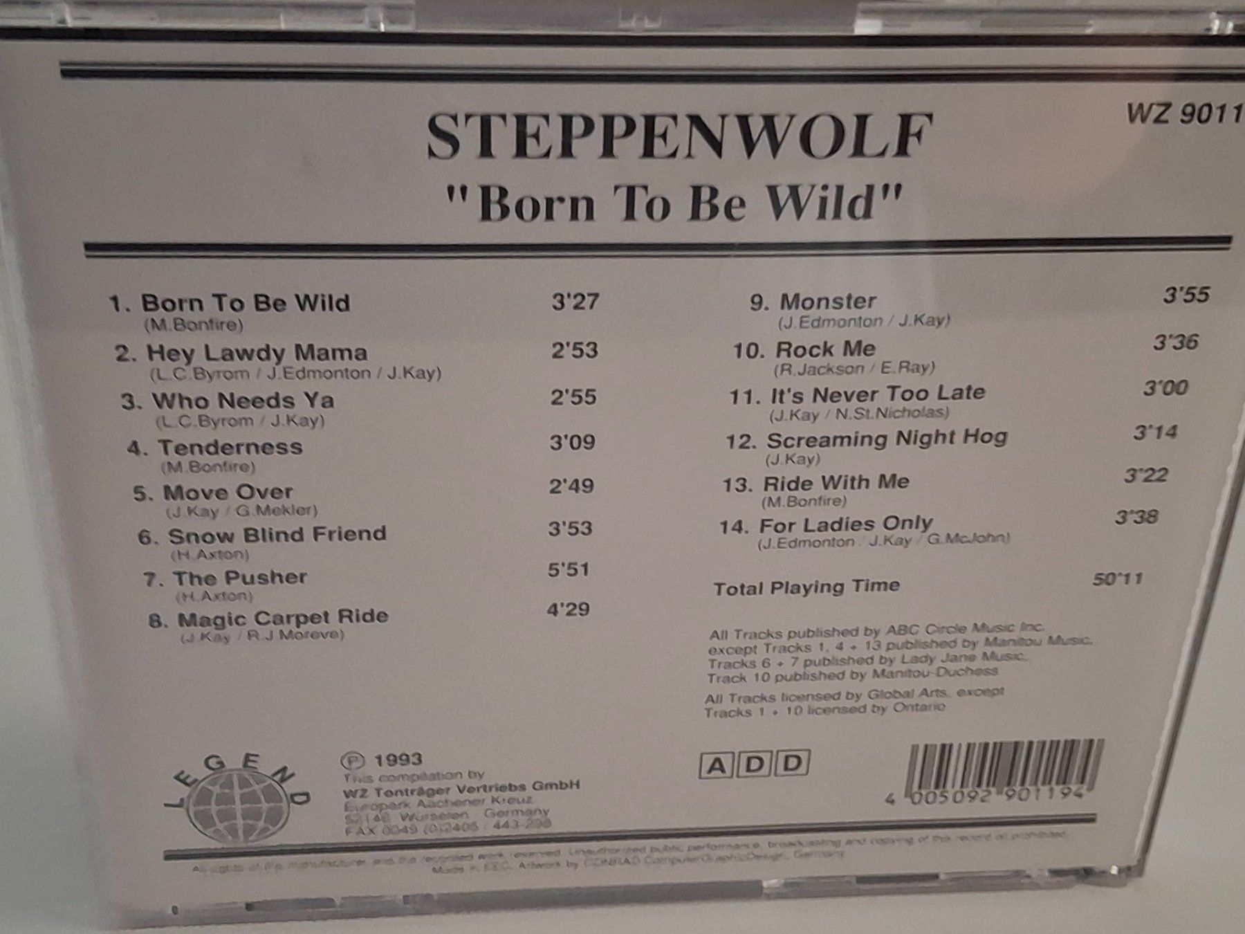 CD: CD Steppenwolf - Born To Be Wild – Usato da Aarberg venduto da Jackup1 1